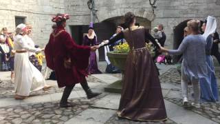 Medieval dance teaching [upl. by Anahahs]