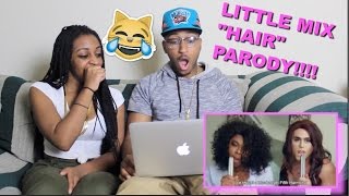 Couple Reacts  Little Mix quotHairquot Parody by Bart Baker Reaction [upl. by Naitsirhc143]