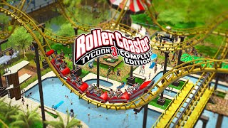 ULTIMATE PARK BUILDER Roller Coaster Tycoon 3 Complete Edition  New PC VERSION IS BEST GAME EVER [upl. by Seravat]