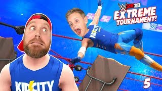 Crazy Tables DadCity vs Little Flash WWE 2k19 Singles Tournament 5 KCity [upl. by Fabiola174]