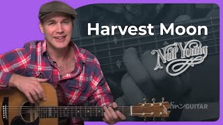 How to play Harvest Moon by Neil Young  Guitar Lesson [upl. by Eninaj]