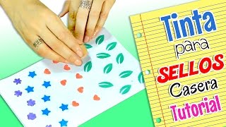 Tintas para Sellos Tintas para Scrapbook TUTORIAL [upl. by Theodore]