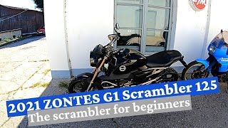 Zontes G1 Scrambler ZT125G1  Review [upl. by Rhodie]