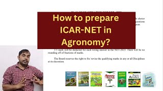 How to prepare ICAR NET in Agronomy [upl. by Annasus]