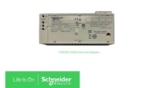 How to Install Firmware in a 170ENT11001 Ethernet Adapter  Schneider Electric Support [upl. by Shurwood]