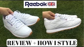 Reebok classic review   How I Style them [upl. by Sebbie]