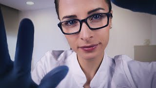 ASMR Deutsch Arzt Roleplay 👩‍⚕️ Hautarzt untersucht dich ASMR Hautpflege  Dermatologe  German [upl. by Bixler]