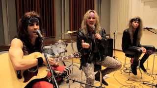 STEEL PANTHER  quotWeenie Ridequot Live Acoustic  Metal Injection [upl. by Yllet]