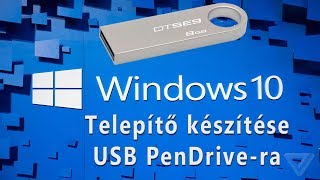 Windows10 USB Pendrive Telepítő készítése [upl. by Nitsuj341]