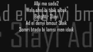 Fadl Shaker ft Elissa Juwa el rou7 09 Lyrics [upl. by Jimmie]