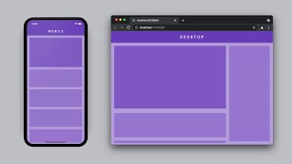 🖥📱RESPONSIVE DESIGN • Flutter Tutorial [upl. by Magen456]