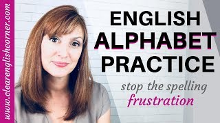 How to Say English Letters American English Alphabet Pronunciation [upl. by Buchheim264]