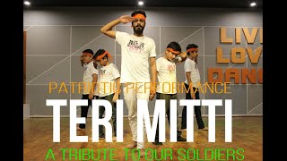 TERI MITTI RITU PATRIOTIC GROUP DANCE DANCE ON TRIBUTE TO SOLDIERS PATRIOTIC RITU [upl. by Nahtnoj553]