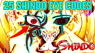 ⭐25 SHINDO LIFE CUSTOM EYE CODES 2021⭐ [upl. by Birk174]