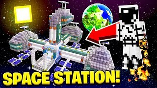 How to BUILD a SPACE STATION in MINECRAFT [upl. by Harrington]