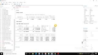 Estimation dun modèle linéaire multiple OLSMCO STATA [upl. by Maxi]