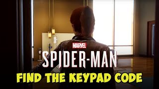 Where To Find The Keypad Code  SPIDERMAN PS4  RetroGAMEz [upl. by Ahsenal627]