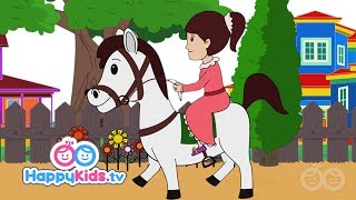 Ride A Cock Horse To Banburry Cross  Nursery Rhymes For Kids  Happy Kids  Pattie and Pixie Show [upl. by Blithe18]