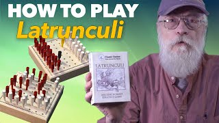 Latrunculi the ancient Roman strategy tabletop board game found among archeological ruins of Rome [upl. by Wolliw]