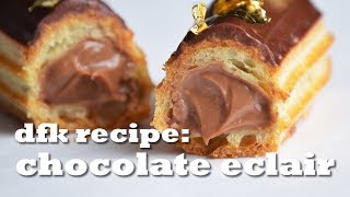 Awesome CHOCOLATE ECLAIR RECIPE [upl. by Lanny]