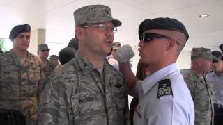 AFA cadets get to scream at generals [upl. by Lavotsirc]