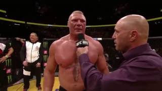 UFC 200 Brock Lesnar  Octagon Interview [upl. by Nyladgam]