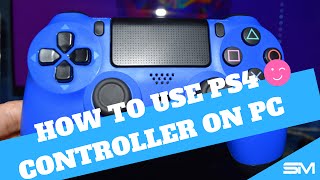 How To Use PS4 Controller On PC Wirelessly TUTORIAL [upl. by Eellah]