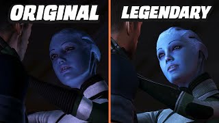 Mass Effect 1 Liara Romance Scene  Original VS Legendary Edition Comparison [upl. by Kieffer675]