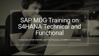 SAP MDG Training  Tutorial for beginners  Master Data Governance Certification Course Overview [upl. by Akayas]