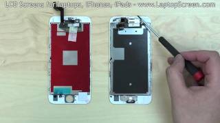 iPhone 6S screen replacement  digitizer glass and LCD reinstallation instructions [upl. by Noira]