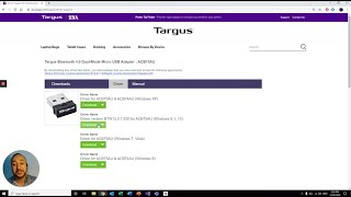 FAQ How to install the Targus Bluetooth 40 DualMode Micro USB Adapter on Windows 10 [upl. by Llenel]
