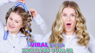 VIRAL TikTok HEATLESS Hair Curler [upl. by Anairol]