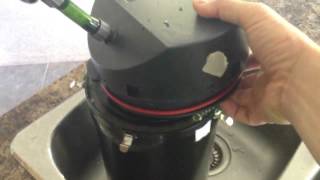 Priming an Eheim classic canister filter [upl. by Znieh720]