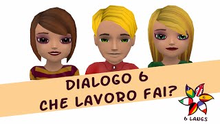 Dialogo 6  Che lavoro fai A1 Practice Italian for free online [upl. by Otaner]