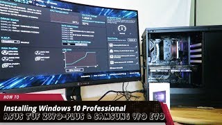 Installing Windows 10 and flashing the Asus TUF Z370 PLUS Gaming Motherboard [upl. by Halak705]