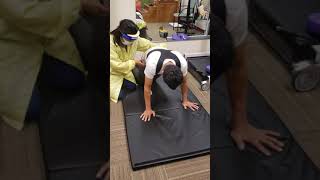 Spinal cord injury T9 complete  trunk strengthening [upl. by Arelus44]