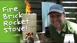 How To Make A Fire Brick Rocket Stove [upl. by Akimahc74]