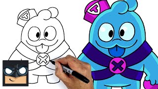 How To Draw Squeak  Brawl Stars [upl. by Idnahs]