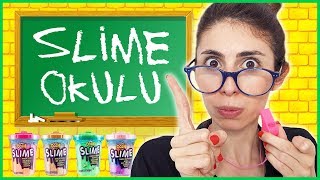 Slime Okulu Öğretmen Öğrenci Okulda Slaym Nasıl Yapılır Dila Kent [upl. by Osbourne]