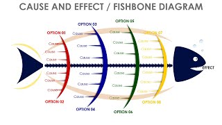 Fishbone diagram slide in PowerPoint [upl. by Sindee]