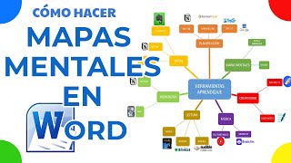 👉💥Cómo hacer un MAPA MENTAL en WORD💥 [upl. by Gan]