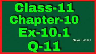 Ex101 Q11 Class 11  Straight Lines  NCERT Math [upl. by Acinnor230]