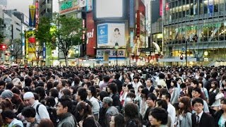 The famous Shibuya crossing  90 seconds [upl. by Aitam]