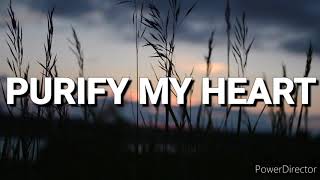 PURIFY MY HEART  Praise amp Worship Song lyric video [upl. by Norbie]