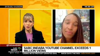 SABC Iindabas YouTube Channel exceeds 1 million views Nontobeko Magala [upl. by Renba]