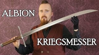 Review The Knecht kriegsmesser by Albion  Amazing sword [upl. by Eilojne]