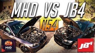 BMW N54 MHD vs JB4 Stage 1 0100kmh Whats faster [upl. by Nickolas]