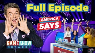 America Says  FULL EPISODE  Game Show Network [upl. by Benita]