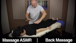 ASMR Massage Back Complete Body Relaxation [upl. by Hpotsirhc]