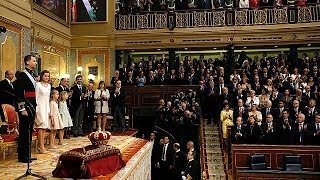 Felipe VI sworn in as king of Spain  official ceremony [upl. by Notniuq197]